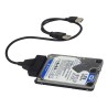 Adaptador Cable USB a Sata para Disco Duro de Notebook 2.5" o SSD