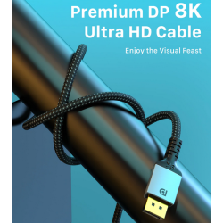 Cable Displayport 8k 2 Metros 1.4v Cabletime Audio y Video