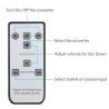 Conversor de Audio DAC Hifi con Receptor Bluetooth Prozor 192khz Control Remoto