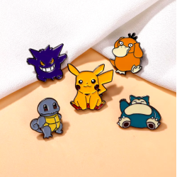 Pin Pokemon Pikachu Sentado Broche Metálico Pins