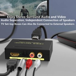 Extractor de Audio HDMI Digital Óptico SPDIF con Salida RCA